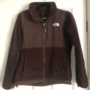 The North Face brown small Denali jacket